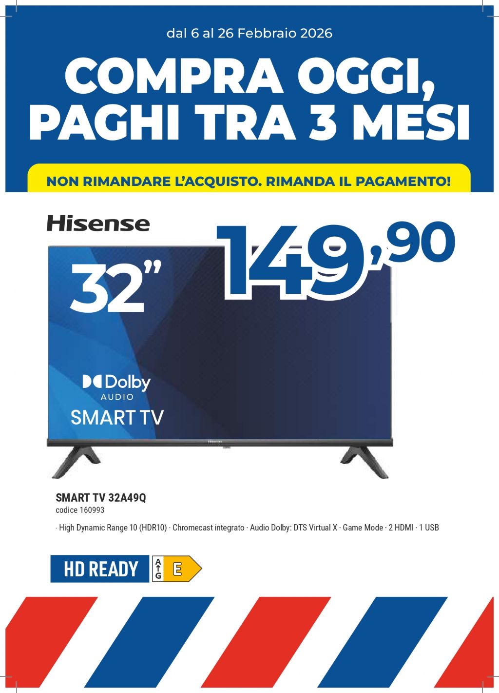 TV HISENSE 32A49Q 32''